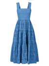 Kristen Dress In Bluebell Seaside Eyelet