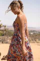 Kristen Dress In Painted Petals