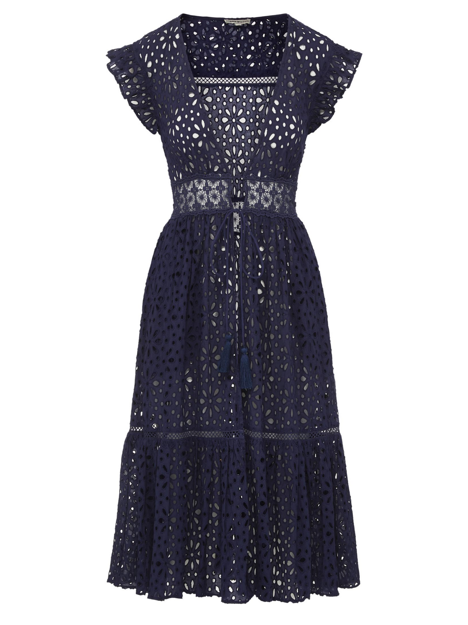 Change of Scenery: Lauren Coverup Dress (2405SSE6011NV) XS