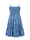 Girls Lila Dress In Denim Tides