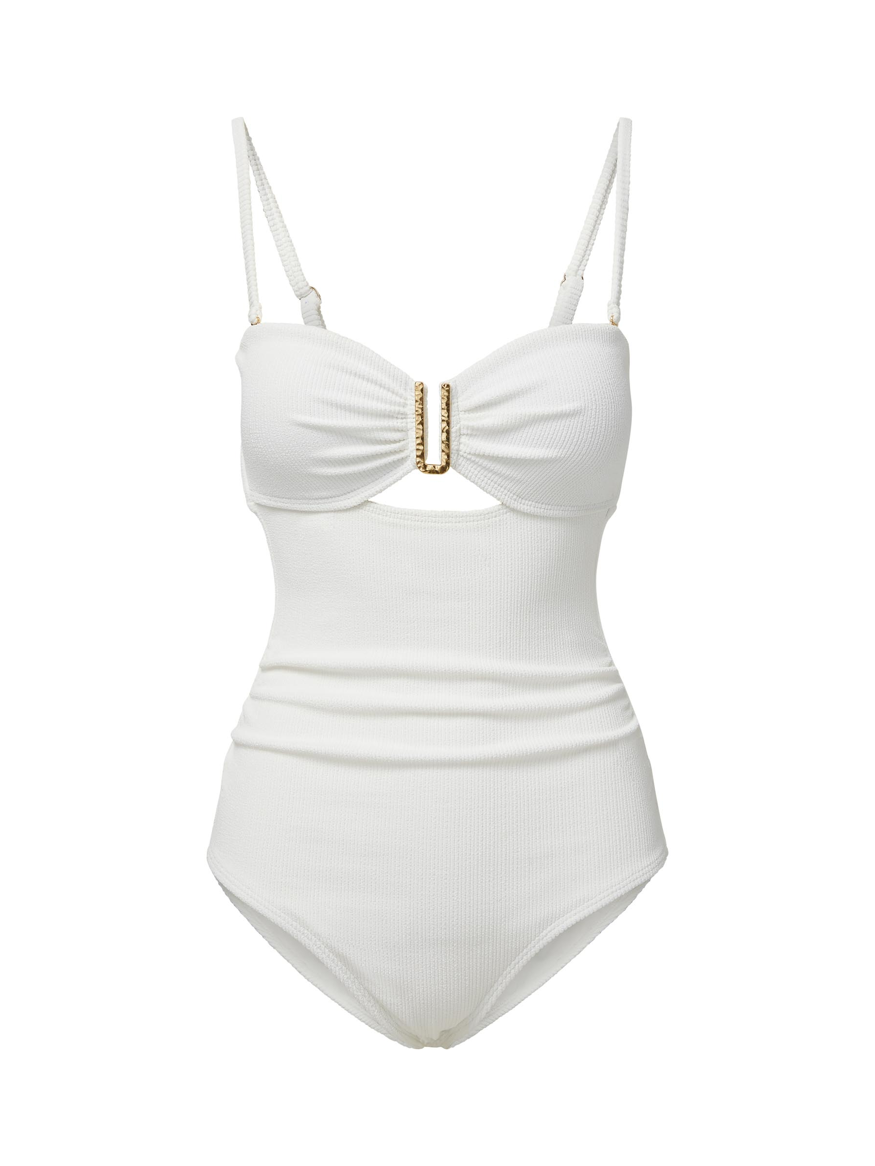 Lisa One Piece Ivory Texture – Change of Scenery