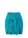Liv Sarong In Jungle Green Metallic Pique