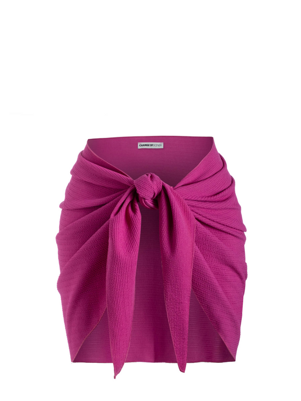 Liv Sarong In Plum Texture