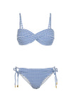 Loryn Top + Taryn Bottom in Bluebell Gingham