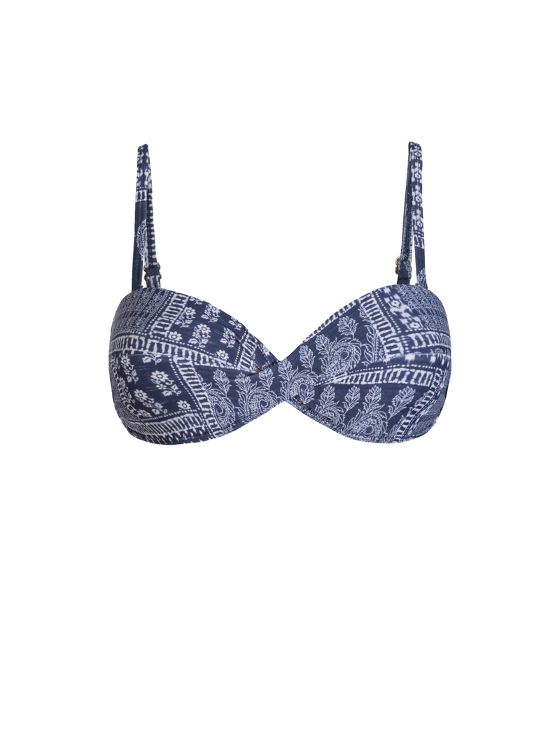 Loryn Top In Tivara Patchwork