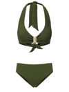 Melissa Top + Classic Midrise Bottom in Olive