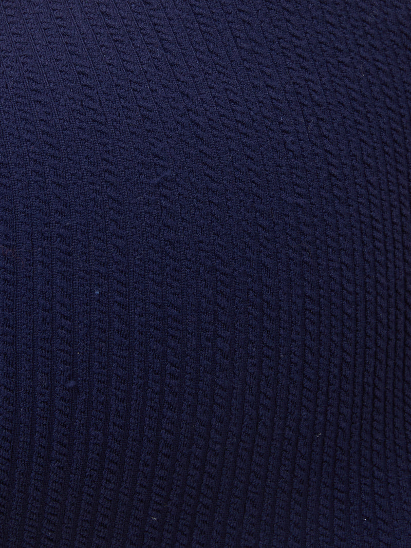 Gina Top In Navy Texture