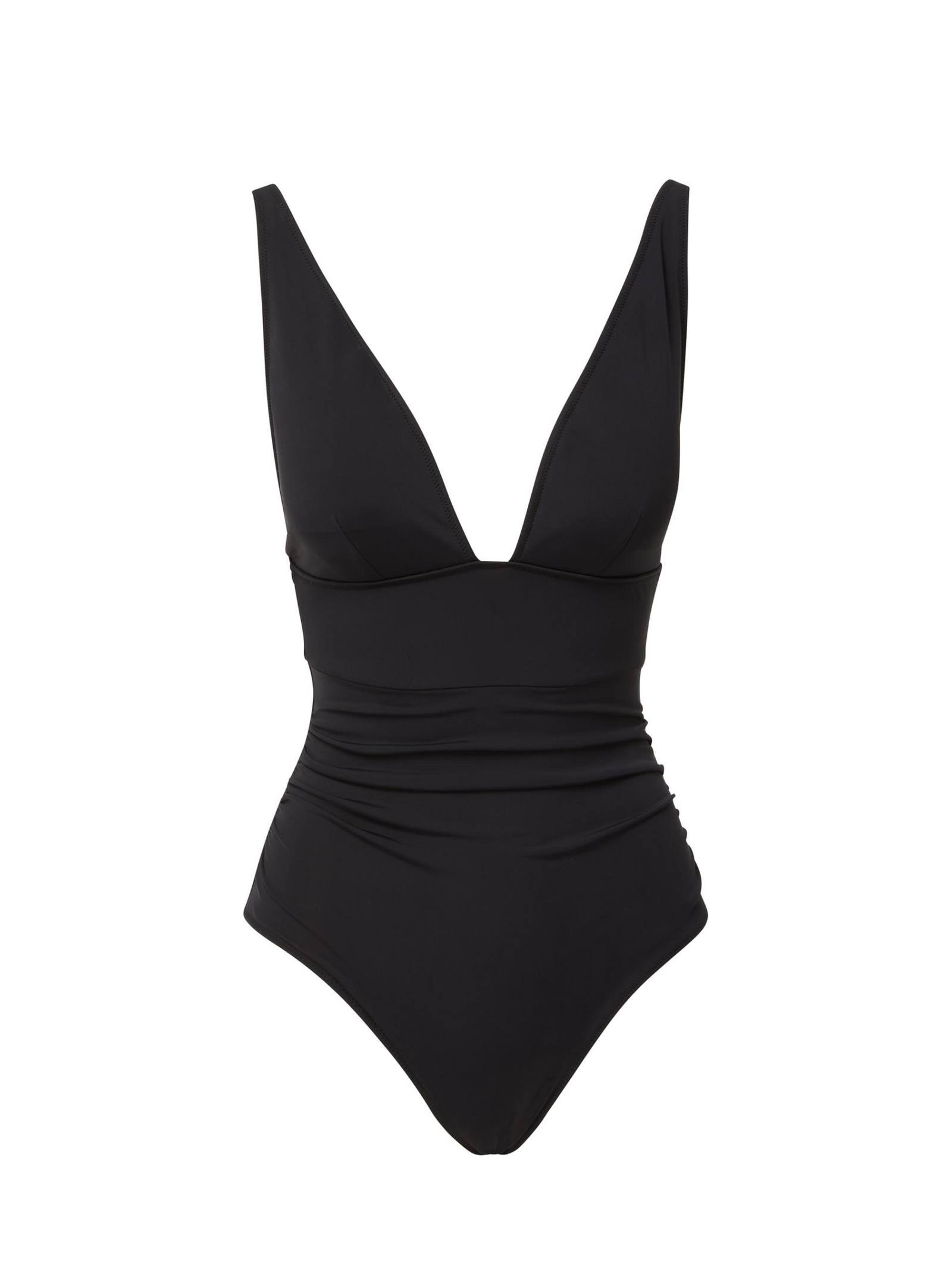 【THE MOZZ】Vibe V-Neck Shirring One Piece Niki One Piece in Black | CHANGE OF SCENERY – Change of Scenery