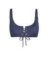 Samara Top In Indigo Twill