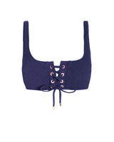 Samara Top In Navy Texture