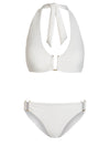 Shana Top + Layla Bottom In Ivory Metallic