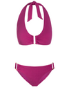 Shana Top + Layla U Bottom In Plum Texture