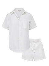 Michelle Top + Vicki Shorts Set in Fresh White