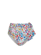 Side Tie High Waist Bottom In Wildflower Patch