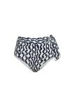 Side Tie High Waist Bottom In Elysia Waves