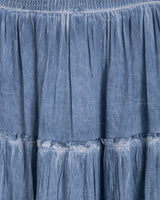 Girls Kayla Skirt Set In Stonewash