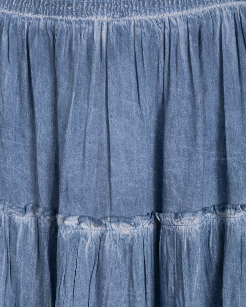 Girls Kayla Skirt Set In Stonewash