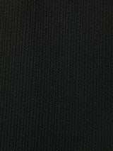 Ring Trim Bottom Black Textured Stripe