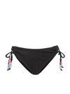 Taryn Hipster Tie Bottom In Black Texture