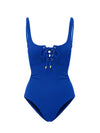 Taylor One Piece In Royal Blue Texture