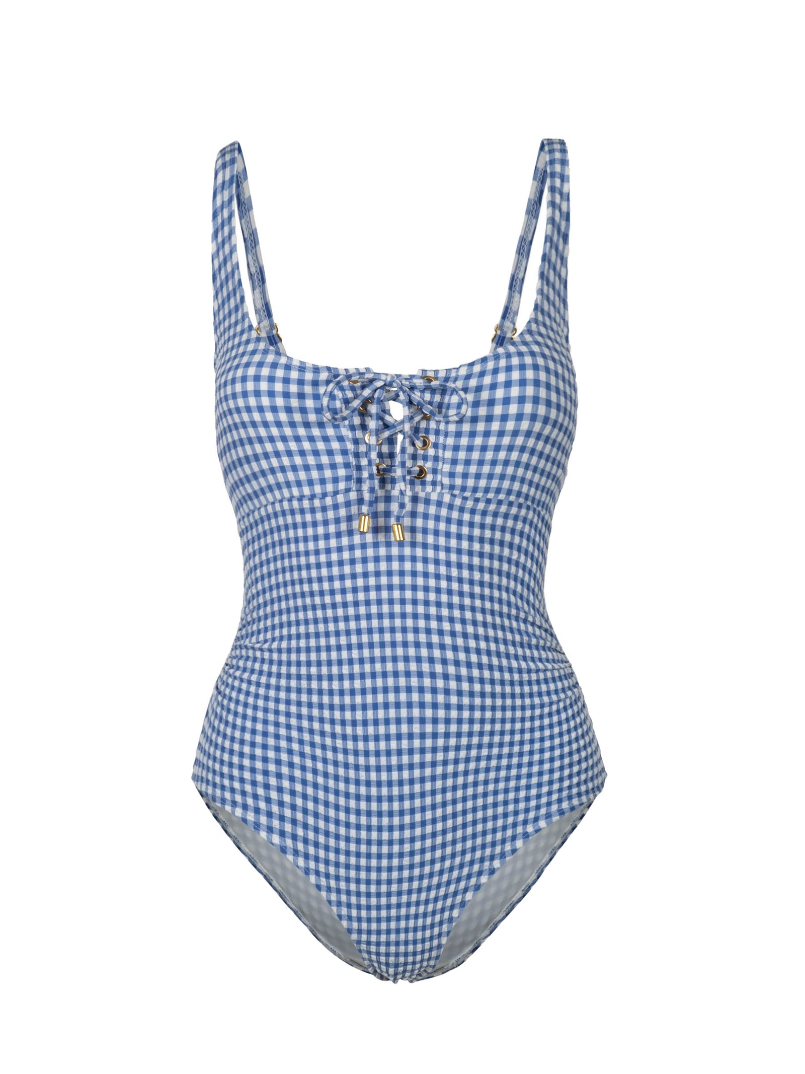 Taylor One Piece In Bluebell Gingham | CHANGE OF SCENERY – Change