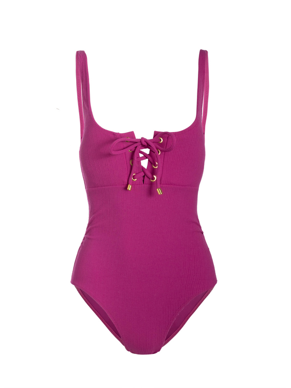 Taylor One Piece in Plum Texture