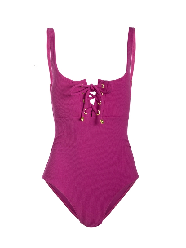 Taylor One Piece in Plum Texture