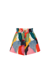 Vicki Shorts In Carta Colorblock