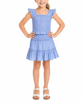 Girls Kayla Skirt Set In Meridien Breeze