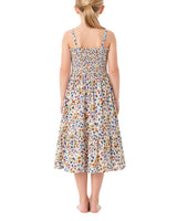 Girls Lila Dress In Wildflower Fields